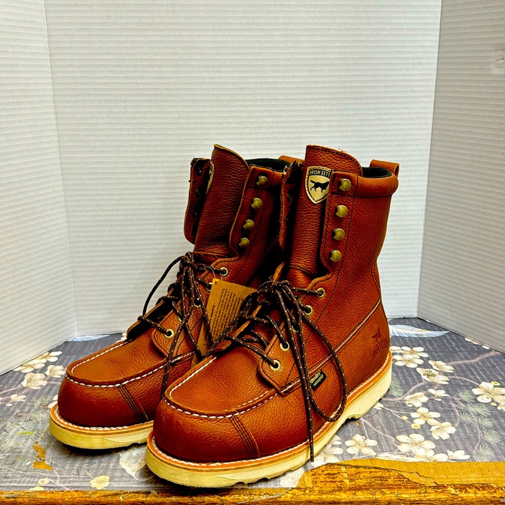 Irish setter waterproof leather boots NWT